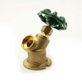 Thrifco Plumbing 1/2 Inch FIP x 3/4 Inch GHT Brass Flanged Threaded Sillcock Val 6415126